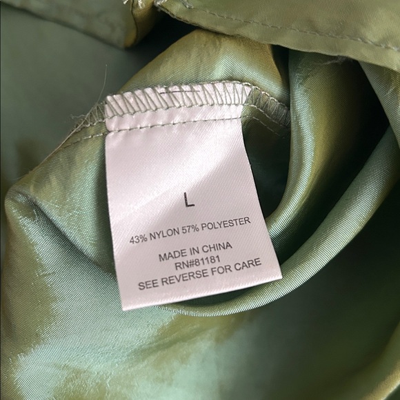 Agora Shimmering Olive Blouse - Picture 10 of 10